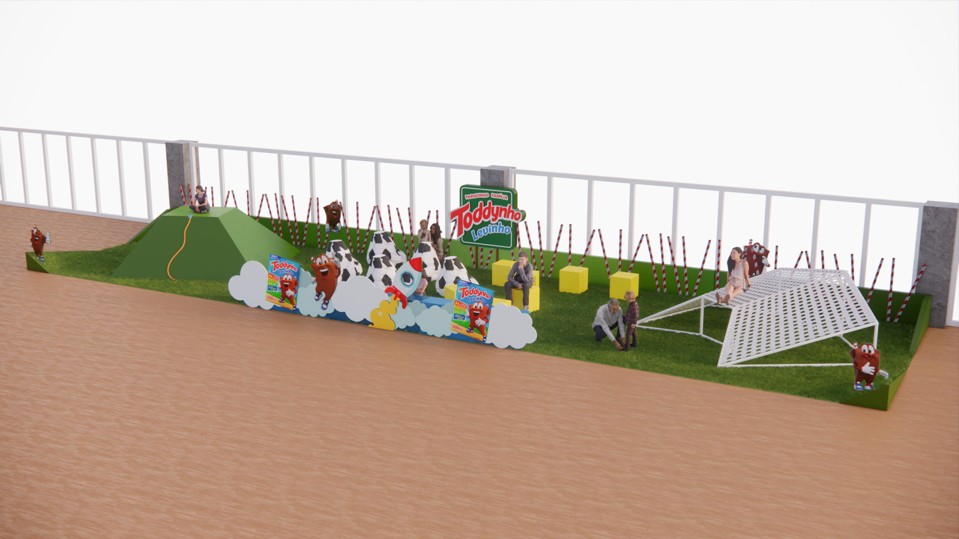 Toddynho — Criação Espaço Infantil Nubank Parque: vista 4 do projeto